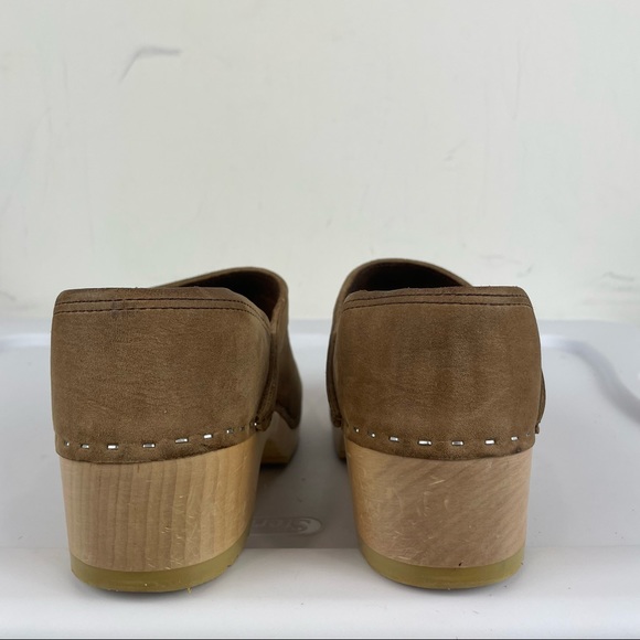 Brown Leather Clogs - Picture 11 of 13